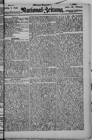 National-Zeitung vom 06.12.1870