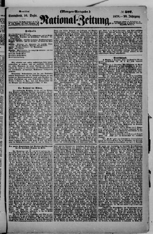 Nationalzeitung vom 10.12.1870