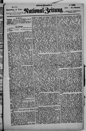 Nationalzeitung vom 15.12.1870
