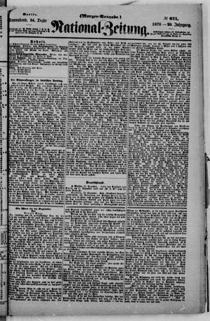 Nationalzeitung on Dec 24, 1870