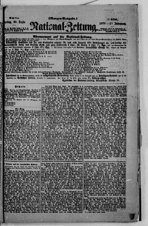 National-Zeitung vom 30.12.1870