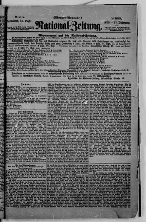 National-Zeitung vom 31.12.1870