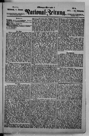 Nationalzeitung vom 04.01.1871