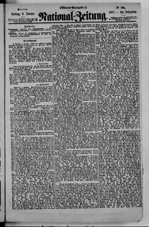 Nationalzeitung vom 06.01.1871