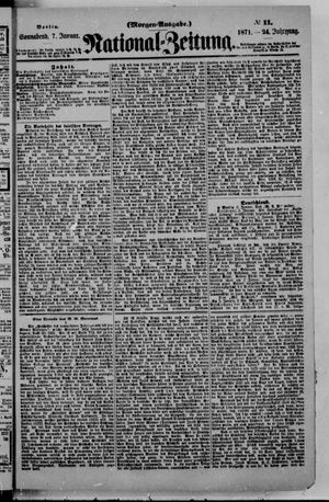 National-Zeitung vom 07.01.1871