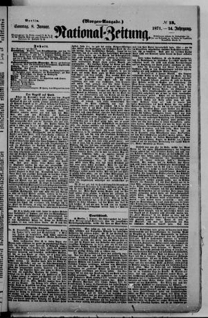 Nationalzeitung vom 08.01.1871