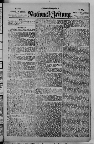 National-Zeitung vom 09.01.1871