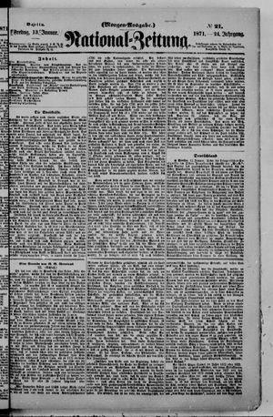 National-Zeitung vom 13.01.1871