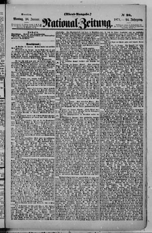 Nationalzeitung vom 16.01.1871