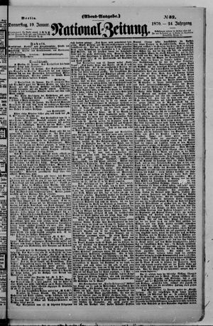 Nationalzeitung vom 19.01.1871