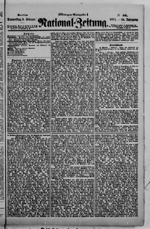 Nationalzeitung vom 02.02.1871