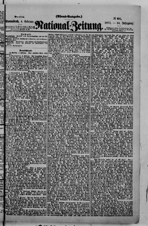 National-Zeitung on Feb 4, 1871