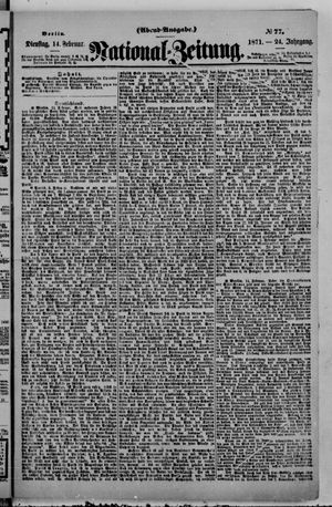 National-Zeitung vom 14.02.1871