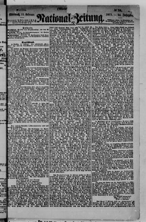 Nationalzeitung vom 15.02.1871