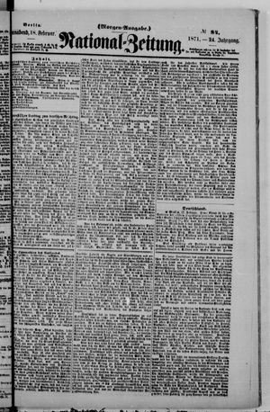 National-Zeitung vom 18.02.1871