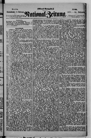 National-Zeitung vom 18.02.1871