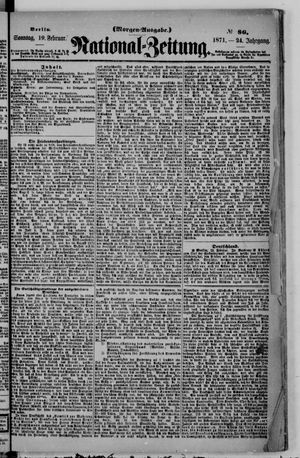 Nationalzeitung vom 19.02.1871