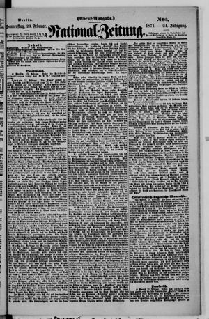 Nationalzeitung vom 23.02.1871