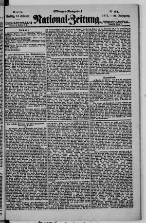National-Zeitung vom 24.02.1871