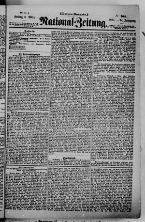 National-Zeitung vom 03.03.1871