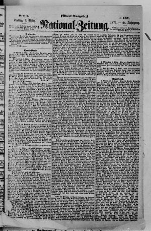 National-Zeitung vom 03.03.1871