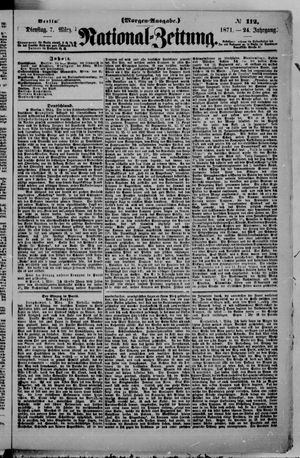 Nationalzeitung vom 07.03.1871