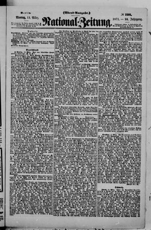 National-Zeitung vom 13.03.1871