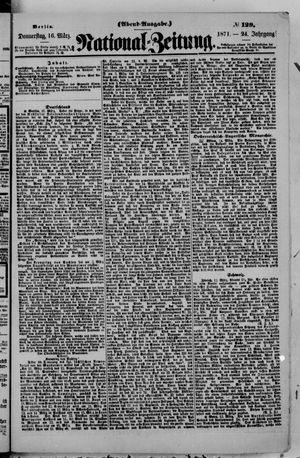 National-Zeitung on Mar 16, 1871