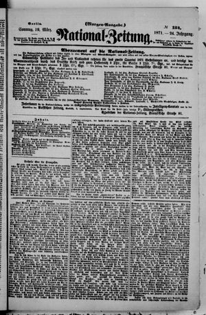 National-Zeitung vom 19.03.1871