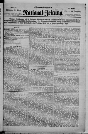 Nationalzeitung vom 22.03.1871