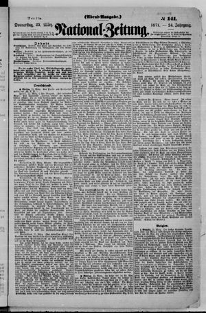 Nationalzeitung vom 23.03.1871