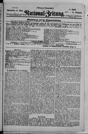 National-Zeitung vom 25.03.1871