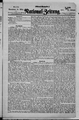 National-Zeitung vom 25.03.1871