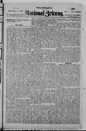 Nationalzeitung vom 08.04.1871