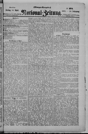 Nationalzeitung vom 14.04.1871
