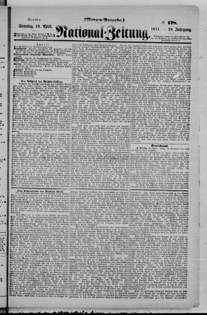 Nationalzeitung vom 16.04.1871