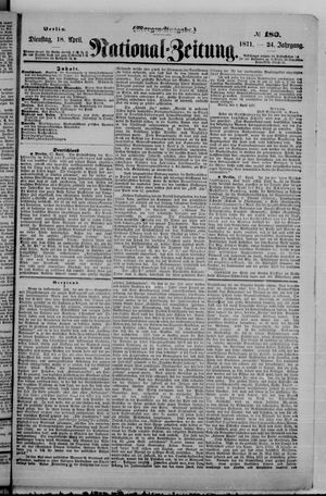 National-Zeitung vom 18.04.1871