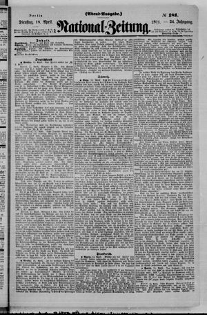 National-Zeitung vom 18.04.1871