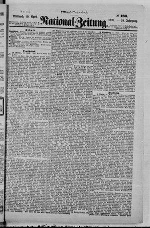 Nationalzeitung vom 19.04.1871