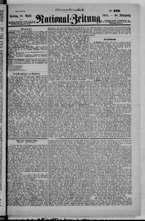 Nationalzeitung vom 21.04.1871
