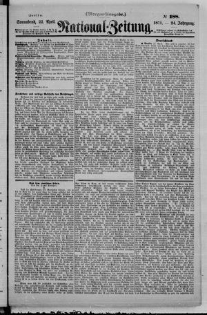 Nationalzeitung vom 22.04.1871