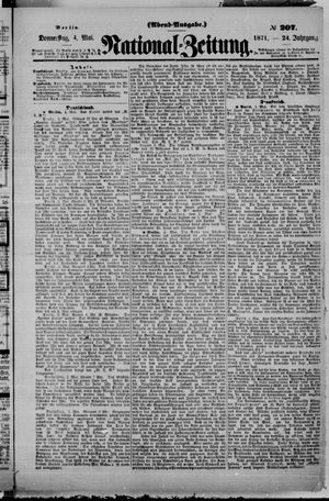 National-Zeitung vom 04.05.1871