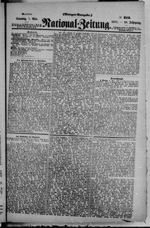National-Zeitung vom 07.05.1871