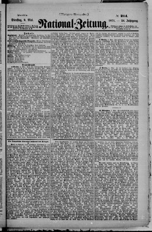 Nationalzeitung vom 09.05.1871