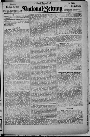 Nationalzeitung vom 09.05.1871