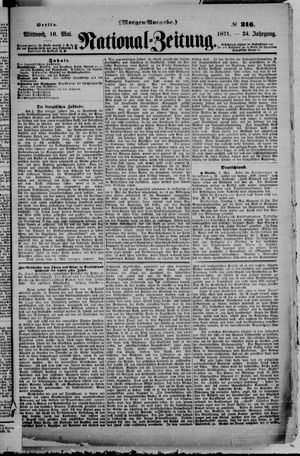 Nationalzeitung vom 10.05.1871