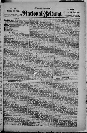 Nationalzeitung vom 12.05.1871