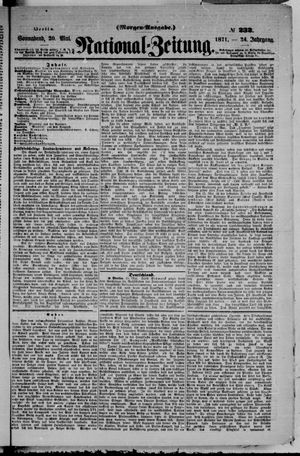 Nationalzeitung vom 20.05.1871
