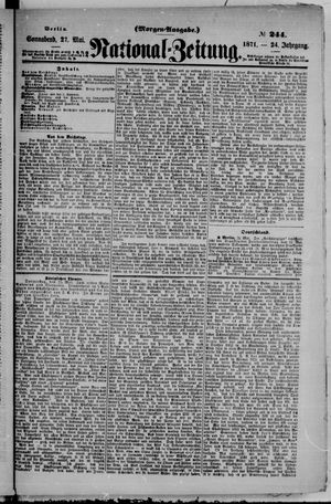 Nationalzeitung vom 27.05.1871
