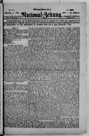 National-Zeitung vom 11.06.1871